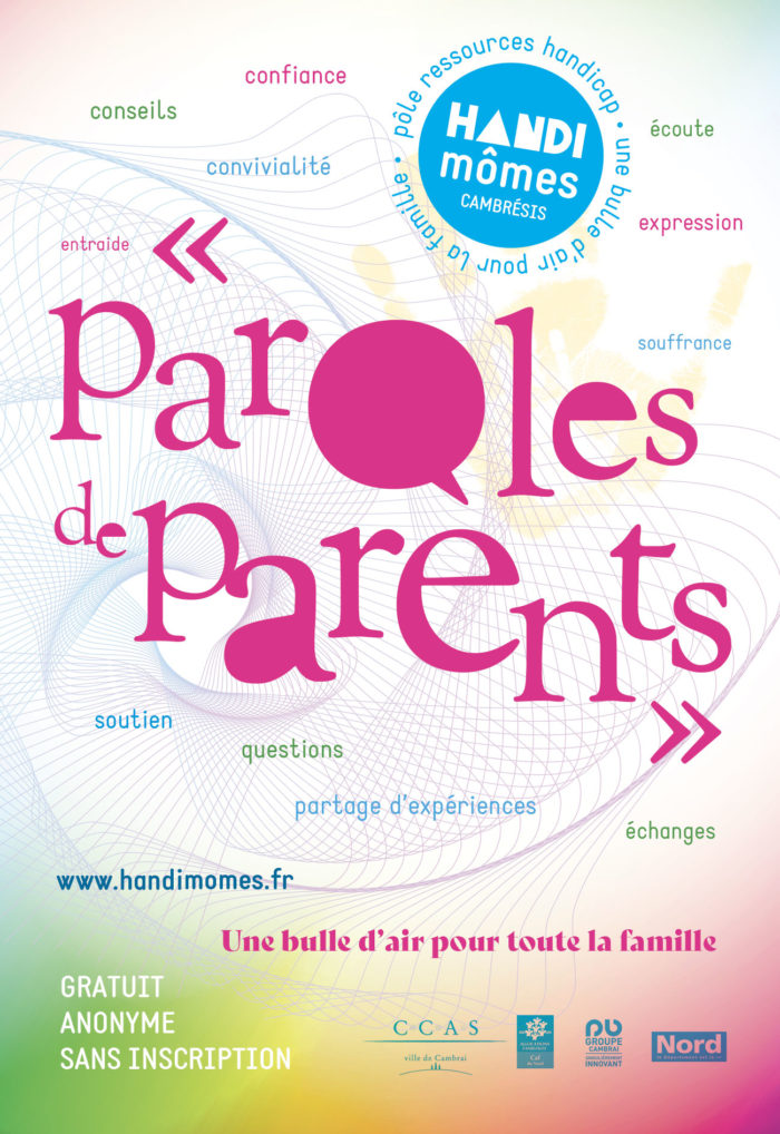 affiche groupe de parole enfant handicap